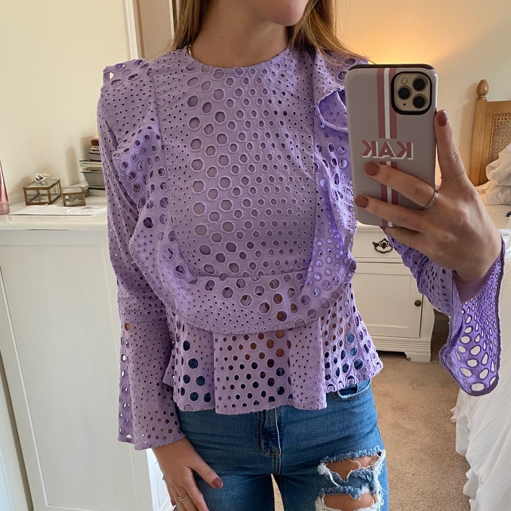 Purple Dot Top